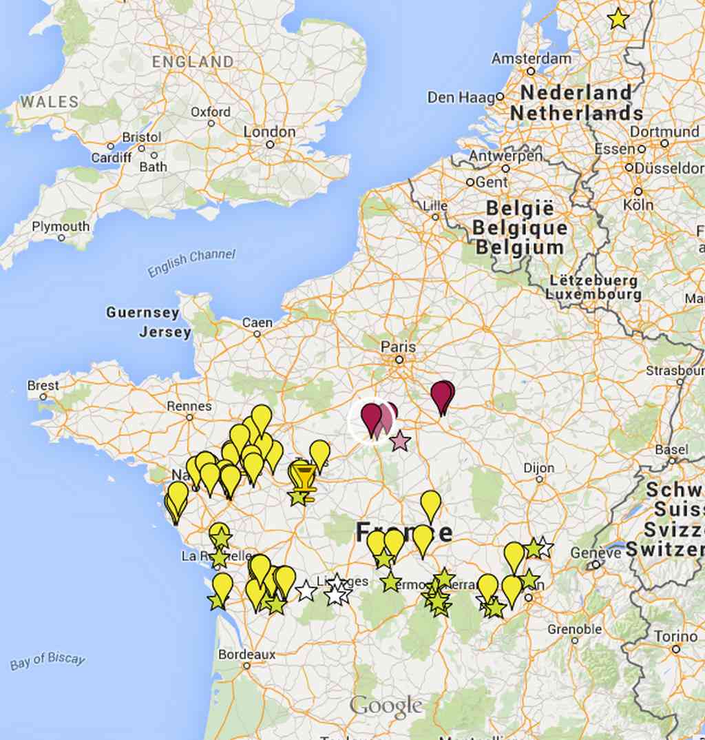 Carte arrivees Assen 2015